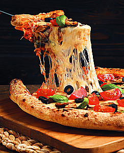 Homemade Fast Food. Pizza, Burgers, Hot Dogs