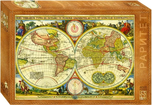 Puzzle 4000 - Historia mapa, 1657