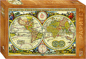 Пазл  4000 - Историческая карта, 1657
