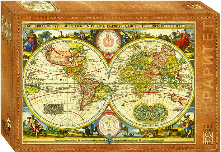 Puzzle 4000 - Historical Map, 1657