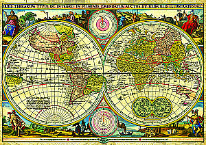 Пазл  4000 - Историческая карта, 1657