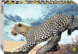 Пазл 2000 - Леопард в дикой природе