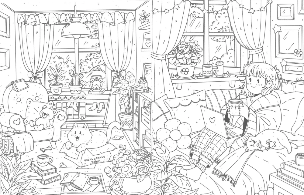 Antistresinė spalvinimo knyga. Mano katė