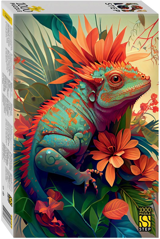 Puzzle 1000 - Iguana