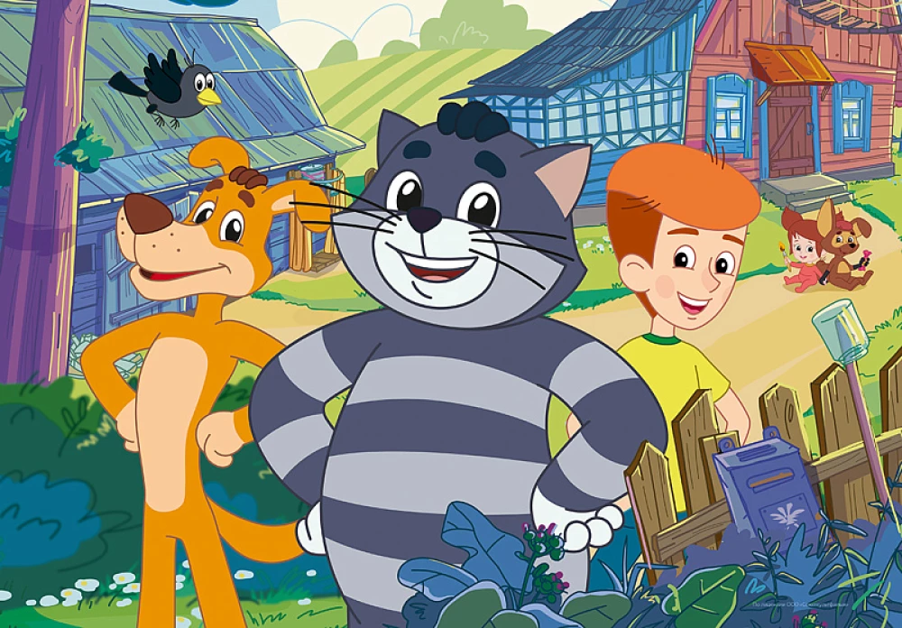 Пазл 24 MAXI - Простоквашино. Продолжение