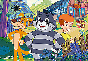 Пазл 24 MAXI - Простоквашино. Продолжение