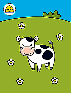 Mu-u! Ūkyje. Lipdukų knygelė