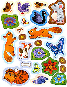 Inhabitants of the City. Sticker Book