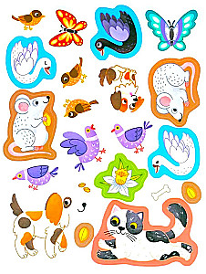 Inhabitants of the City. Sticker Book