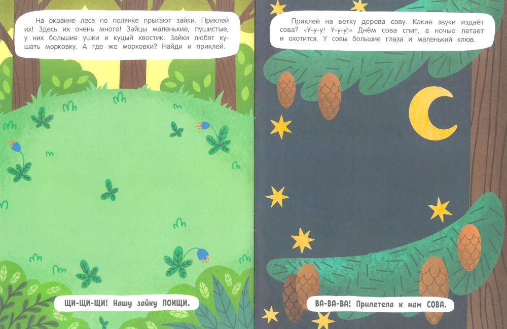 Forest Dwellers. Sticker Book