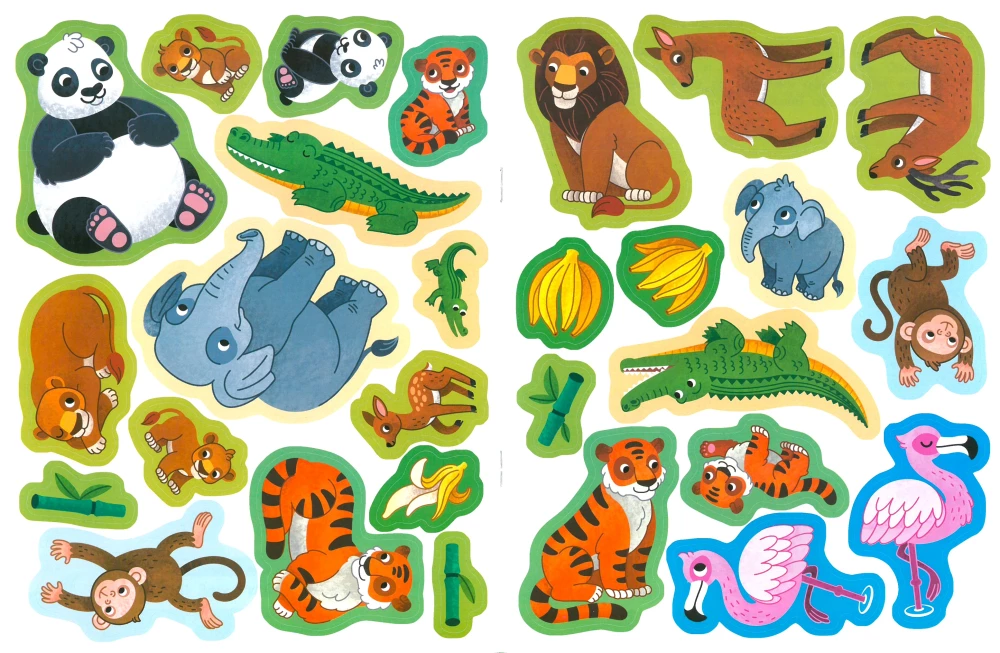 Forest Dwellers. Sticker Book