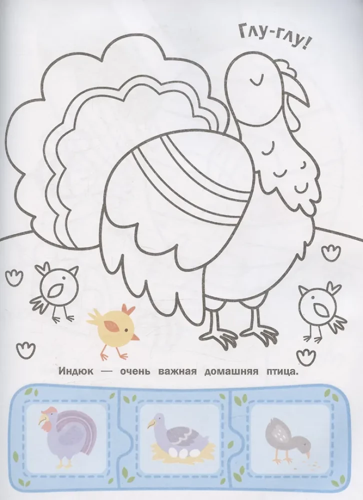 Coloring Book - Farm with Sticker-Puzzles