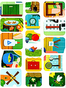 Sticker Book - Duckling Teaches Shapes!