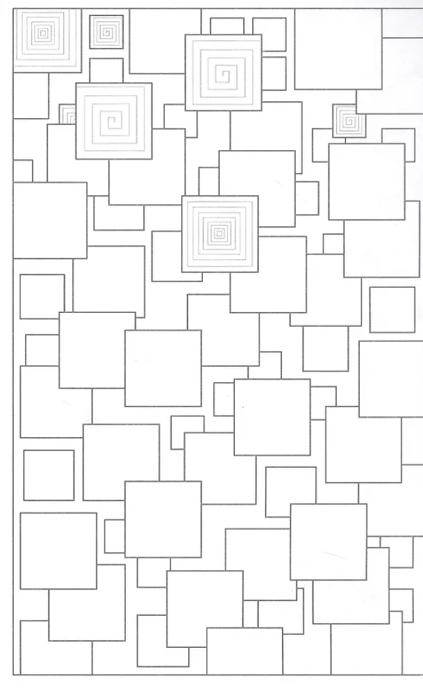 Simplicity of Forms. Coloring Book