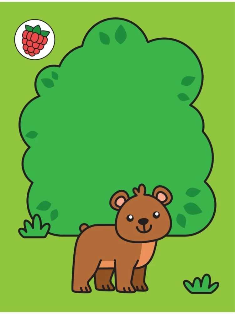 Jump-Skip! In the forest. Sticker book