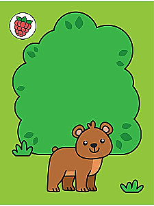 Jump-Skip! In the forest. Sticker book