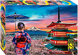 Пазл 1000 - Вид на Фудзи
