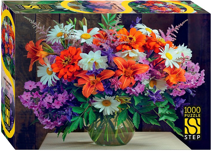 Puzzle 1000 - Bouquet with Daisies