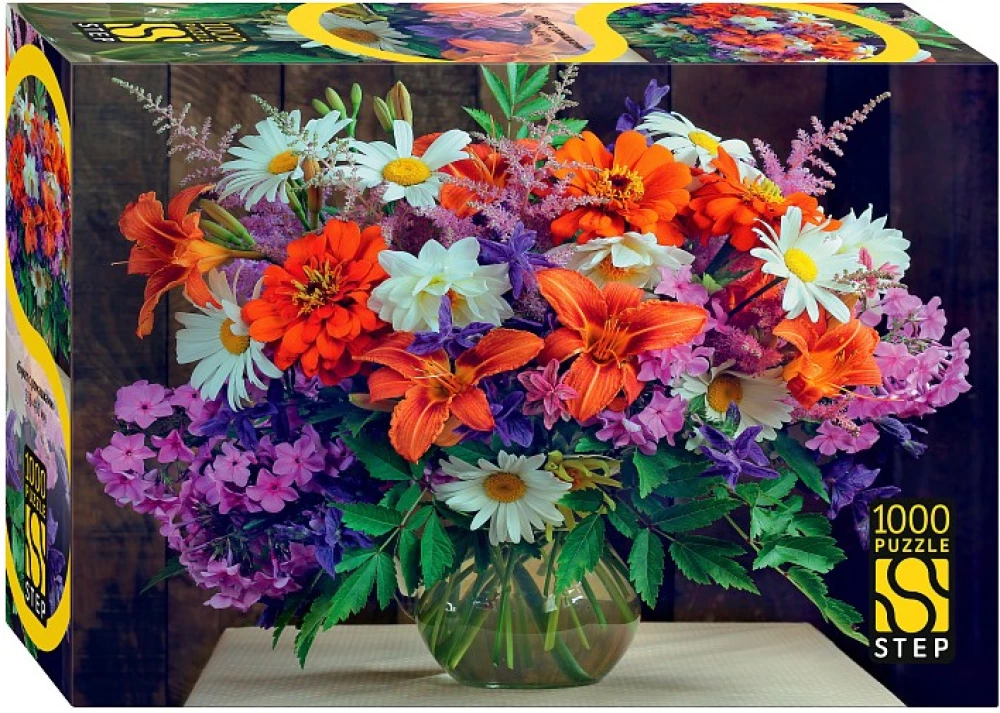 Puzzle 1000 - Bouquet with Daisies