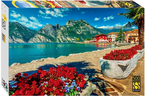 Puzzle 500 - Jezioro Garda, Włochy