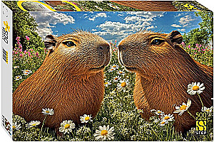 Puzzle 500 - Capybaras