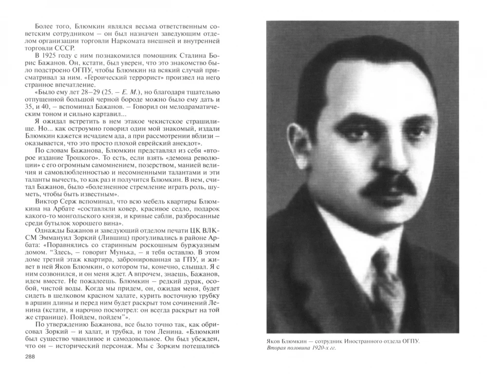 Yakov Blumkin: The Resident's Mistake