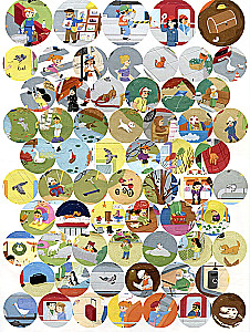 In the City. Wimmelbuh with Stickers.