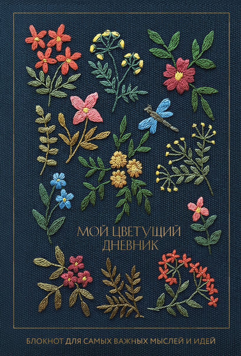 Notebook - My Blooming Journal. Notebook for the Most Important Thoughts and Ideas, A5, 64 pages