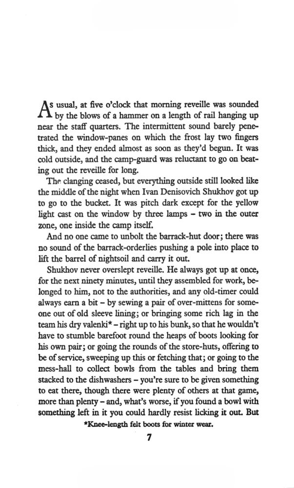 One Day in the Life of Ivan  Denisovich