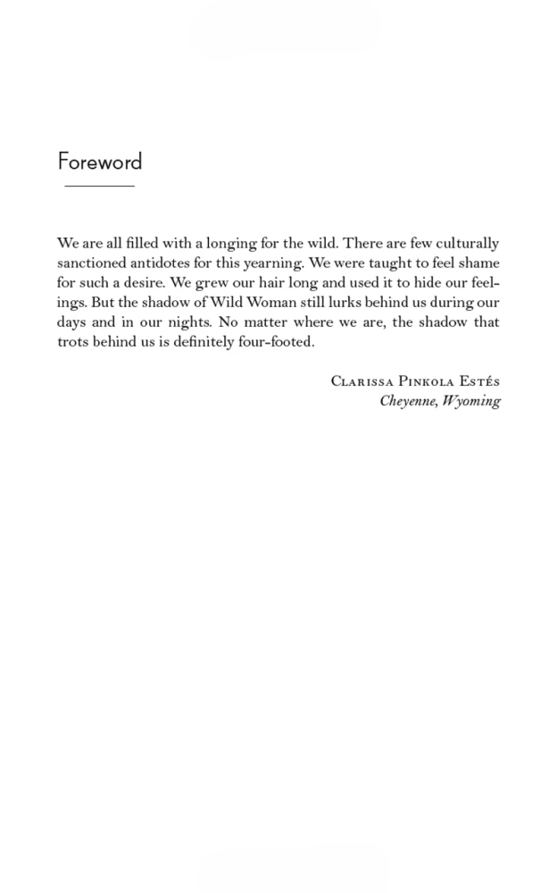 Women Who Run With The Wolves