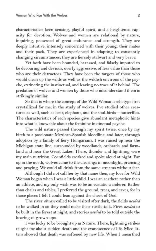 Women Who Run With The Wolves