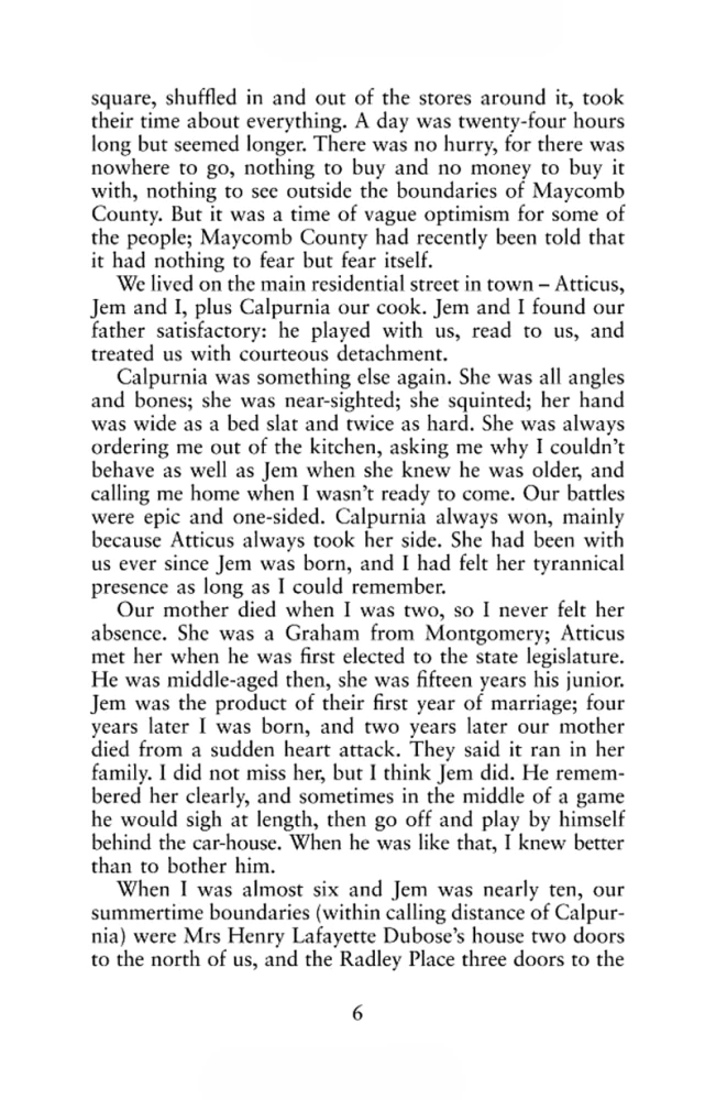 To Kill A Mockingbird