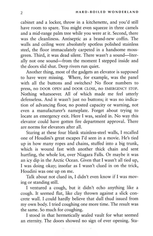 End of the World and Hard-Boiled Wonderl