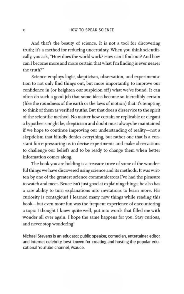 How to Speak Science