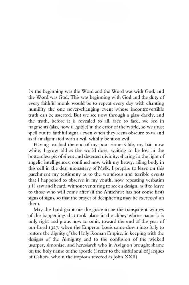 The Name of the Rose