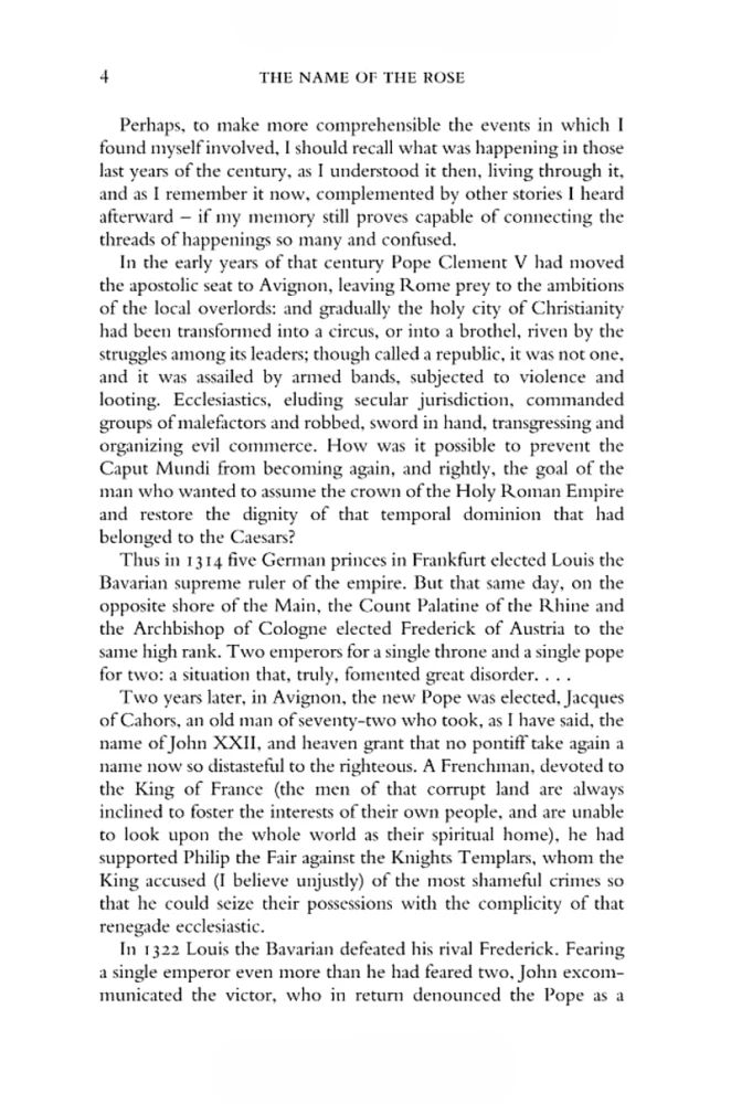 The Name of the Rose