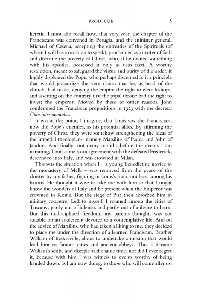 The Name of the Rose