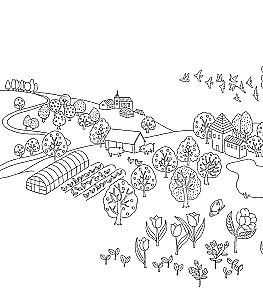 Aasta ringi kassidega. Värvimine