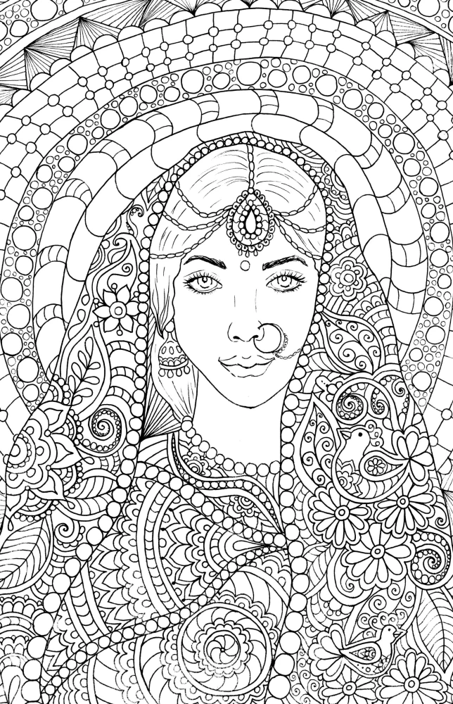 Indija. Prieka krāsas. Krāsojamā grāmata pret stresu