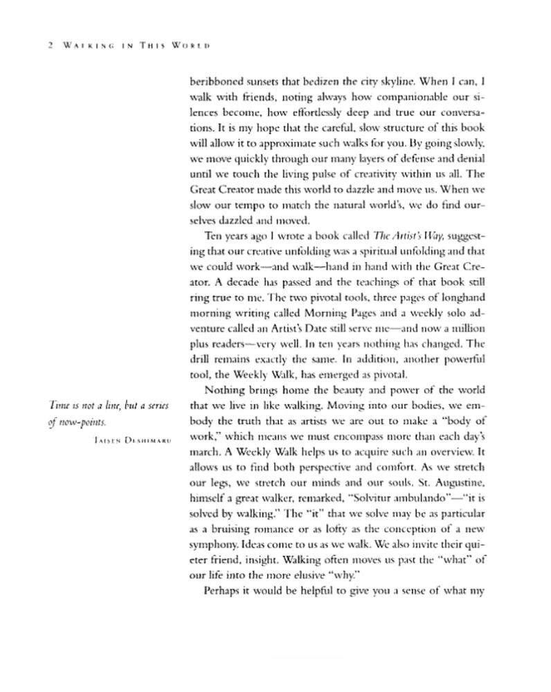 Walking In This World