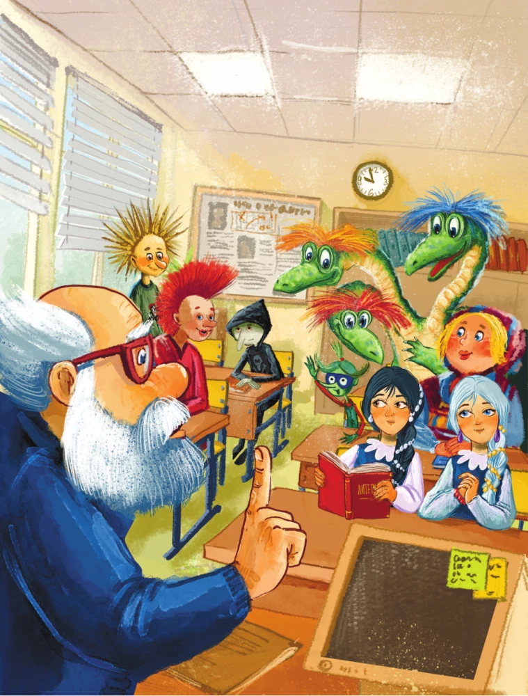 Yozhka is wreaking havoc in the fairy tales