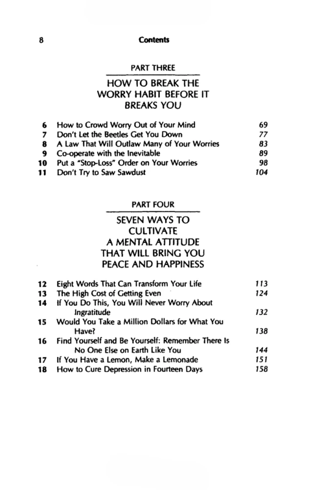 How To Stop Worrying And Start Living