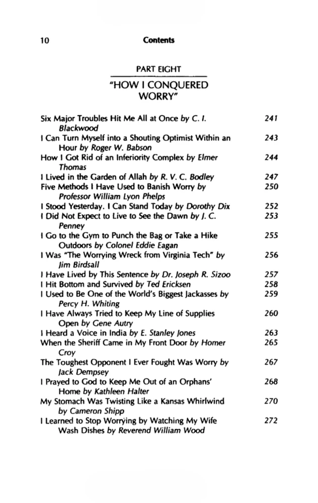 How To Stop Worrying And Start Living