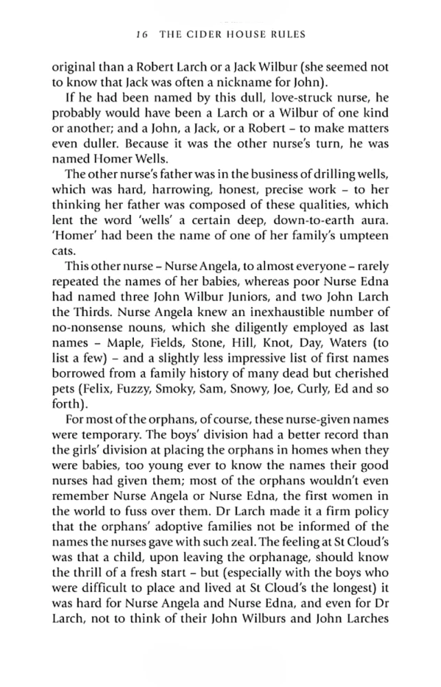 The Cider House Rules