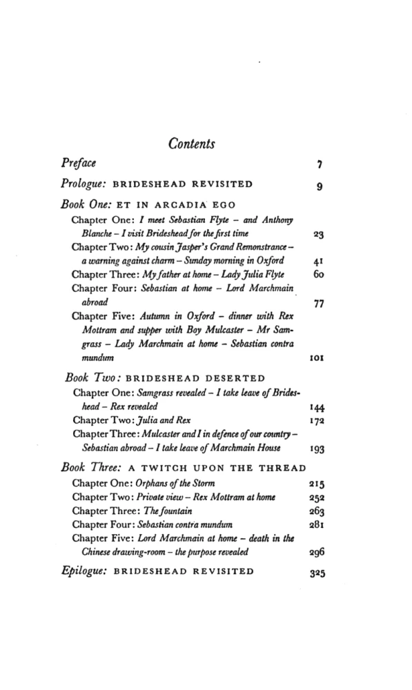 Brideshead Revisited