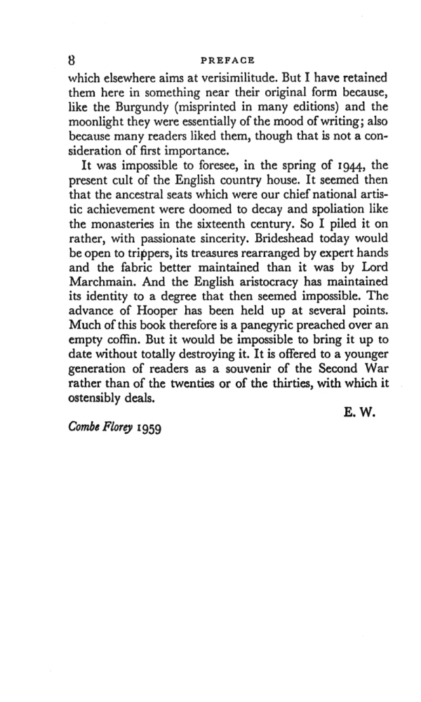 Brideshead Revisited