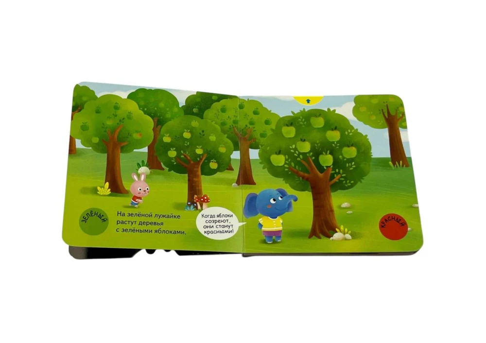 Interaktiivne raamat väikelastele - Erinevad värvid