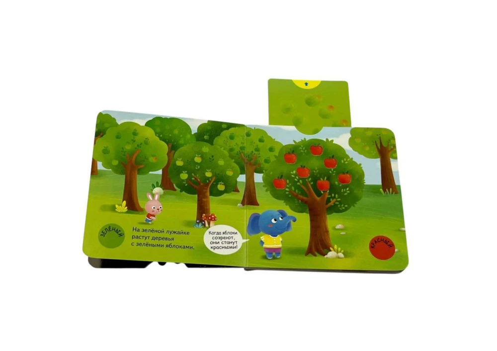 Interaktiivne raamat väikelastele - Erinevad värvid