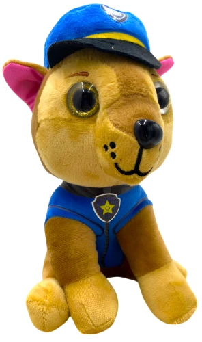 Soft Toy - Paw Patrol. Chase, 20cm, with Pendant