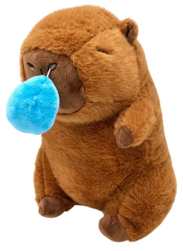 Weiche Plüschfigur - Capybara mit Schnüffel, 22 cm